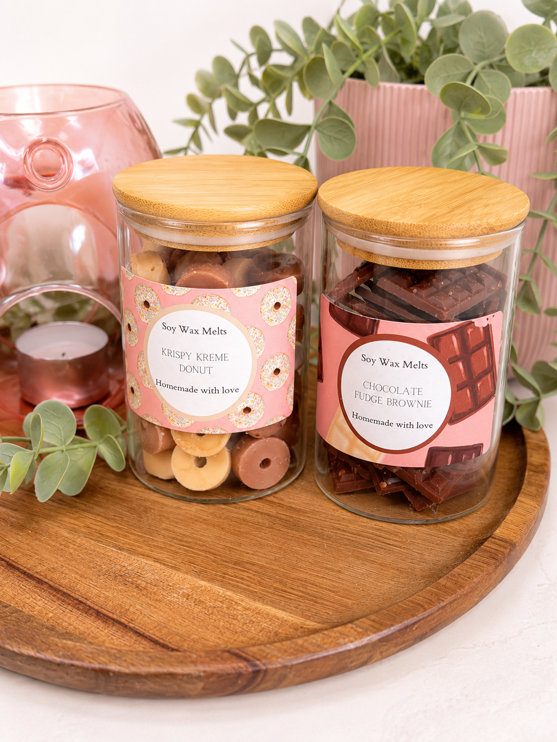 Glass novelty melts