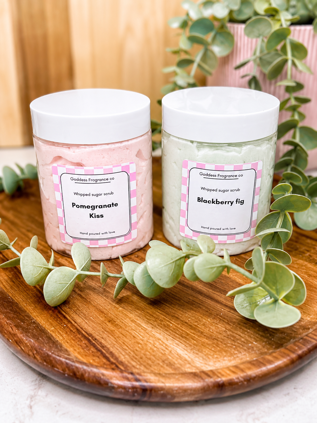 Whipped sugar scrub